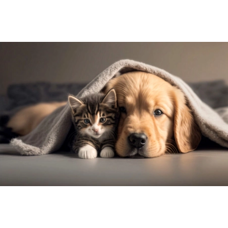 Tapis d'intérieur Chien & Chat 45x75cm