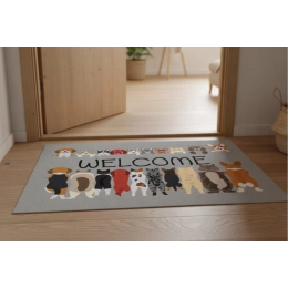Tapis d'intérieur WELCOME Animaux 60x80cm