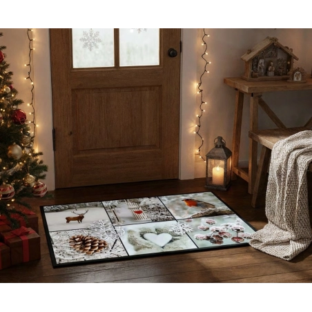 Tapis d'intérieur FENETRE De Noël 40x60cm