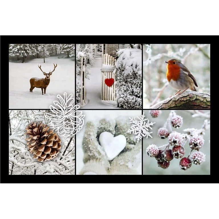 Tapis d'intérieur FENETRE De Noël 40x60cm