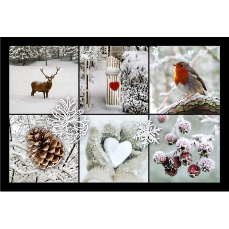 Tapis d'intérieur FENETRE De Noël 40x60cm