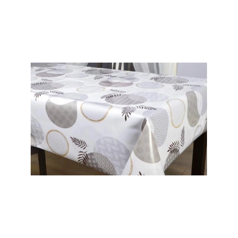 Toile cirée épaisse ROFO blanc - Largeur 140 cm  et Sans plis