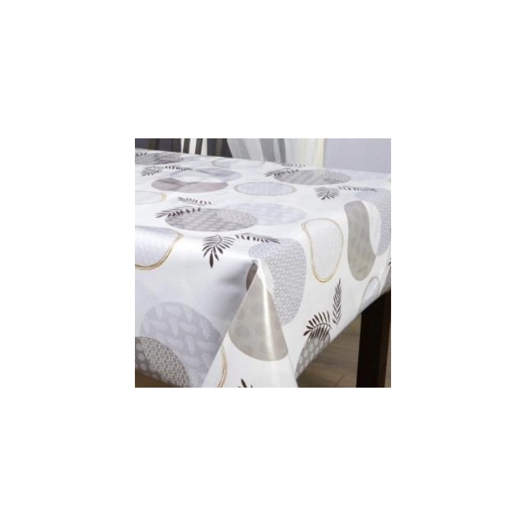 Toile cirée épaisse ROFO blanc - Largeur 140 cm  et Sans plis