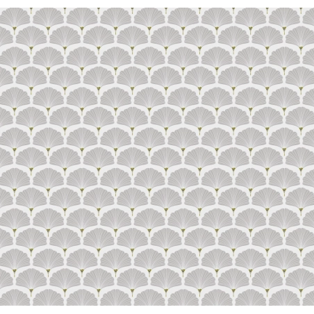 Tissu enduit Aurea Perle - Largeur 140 cm