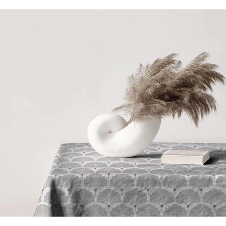 Tissu enduit Aurea Perle - Largeur 180 cm