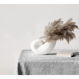 Tissu enduit Dandelion Brume - Largeur 180 cm