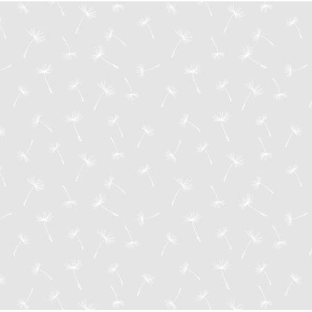 Tissu enduit Dandelion Brume - Largeur 180 cm