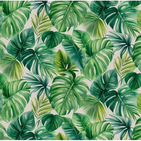 Tissu enduit Mistico Jungle - Largeur 140 cm