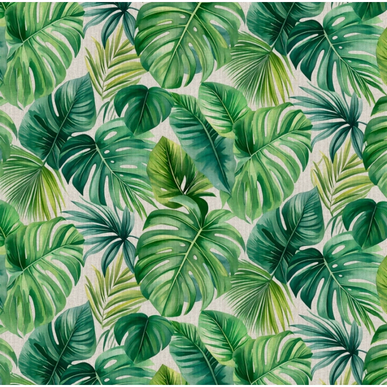 Tissu enduit Mistico Jungle - Largeur 180 cm