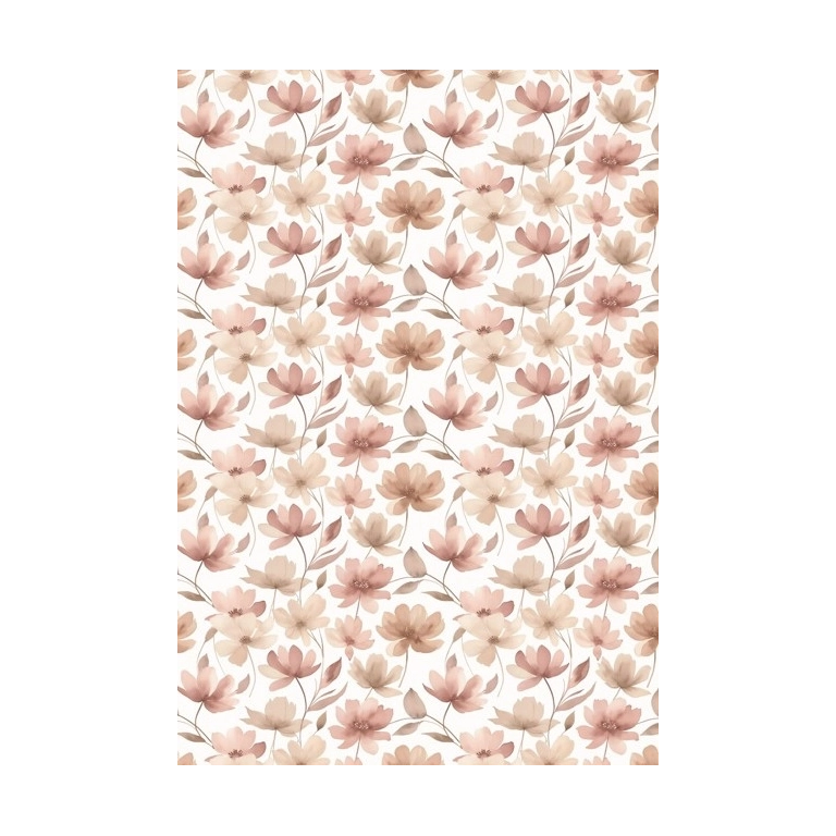 Protège table Cerisier rose - Toile cirée épaisse largeur 140 cm