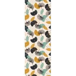 Protège table Ginkgo multi - Toile cirée épaisse largeur 140 cm