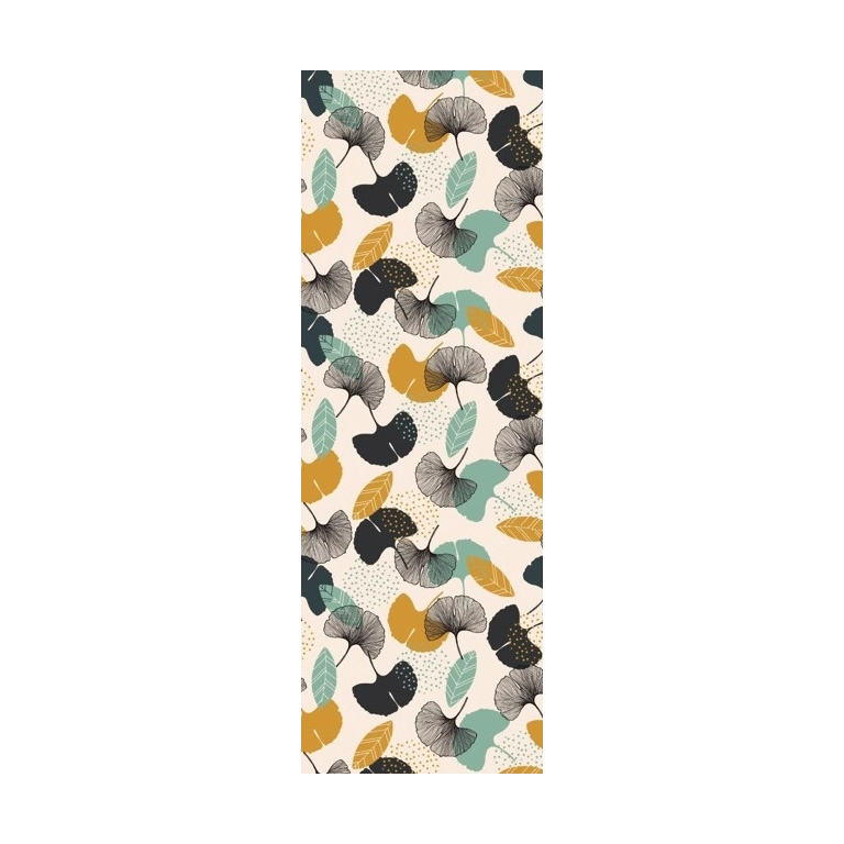 Protège table Ginkgo multi - Toile cirée épaisse largeur 140 cm