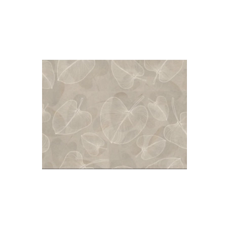 Protège table Musa taupe - Toile cirée épaisse largeur 140 cm