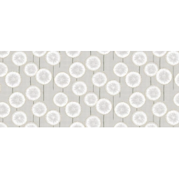 Protège table Aster Neige - Toile cirée épaisse largeur 140 cm