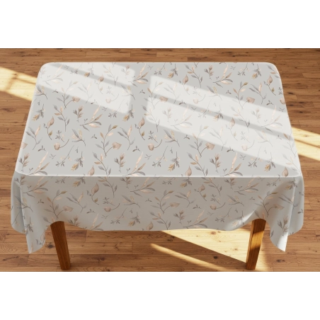 Protège table Canadian Grey - Toile cirée épaisse largeur 140 cm