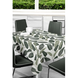 Protège table Nature Green - Toile cirée épaisse largeur 140 cm