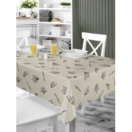 Protège table Provenza Lavande - Toile cirée épaisse largeur 140 cm