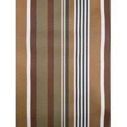 Toile extérieure LIPARI vert 160 cm - Tissu déco bayadère verte