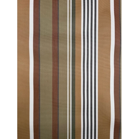 Toile extérieure LIPARI vert 160 cm - Tissu déco bayadère verte