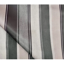 Toile extérieure BIARRITZ mousse 160 cm - Tissu déco bayadère verte