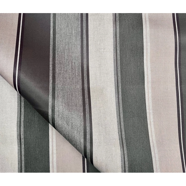 Toile extérieure BIARRITZ mousse 160 cm - Tissu déco bayadère verte