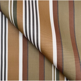 Toile extérieure LIPARI vert 160 cm - Tissu déco bayadère verte