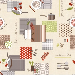 Toile cirée Cuisine - nappe au mètre