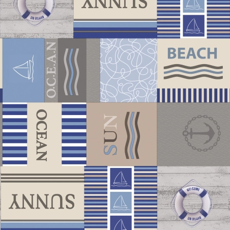 Toile cirée SUNNY beach - toile cirée bord de mer