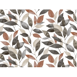 Toile cirée TOSCANA automne - Nappe feuillage automnal