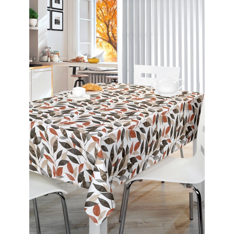 Toile cirée TOSCANA automne - Nappe feuillage automnal