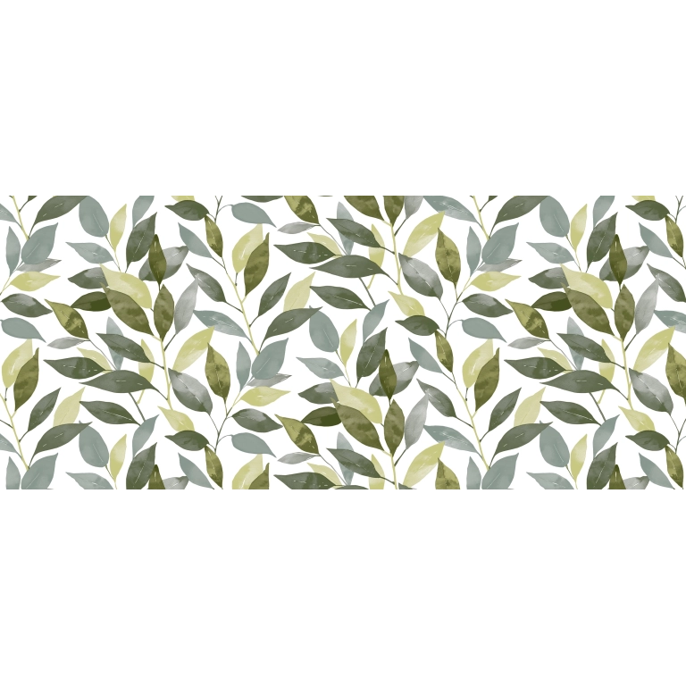 Toile cirée TOSCANA été - Nappe feuillage vert