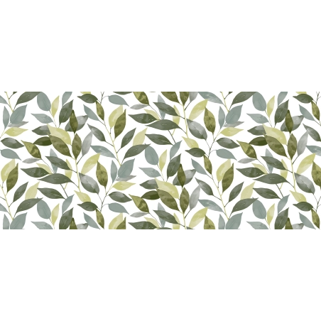 Toile cirée TOSCANA été - Nappe feuillage vert