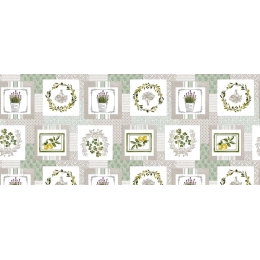 Toile cirée SAINT TROP 160 - Toile cirée provençale citron