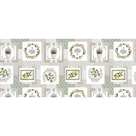 Toile cirée SAINT TROP 160 - Toile cirée provençale citron