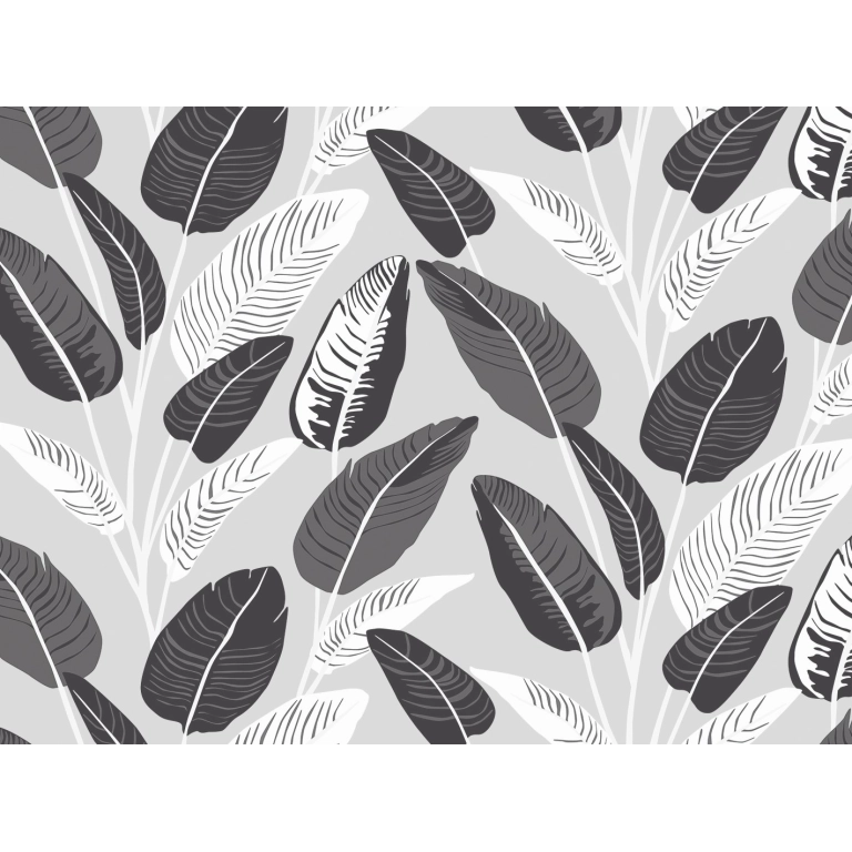 Nappe transparente WILLE noir et blanc - motif apparent