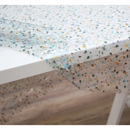 Nappe transparente TERRAZO multi - Design coloré apparent