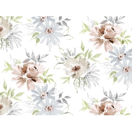 Toile cirée premium SPRING Painting - largeur 140 cm