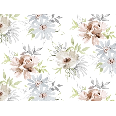 Toile cirée premium SPRING Painting - largeur 140 cm