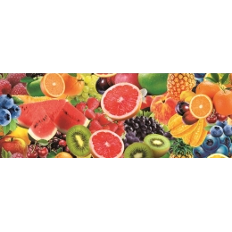Toile cirée VITAMINE - Nappe de table fruit en 140 cm