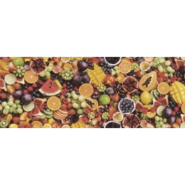 Toile cirée EXOFRUIT multi - Nappe de table avec des fruits exotiques