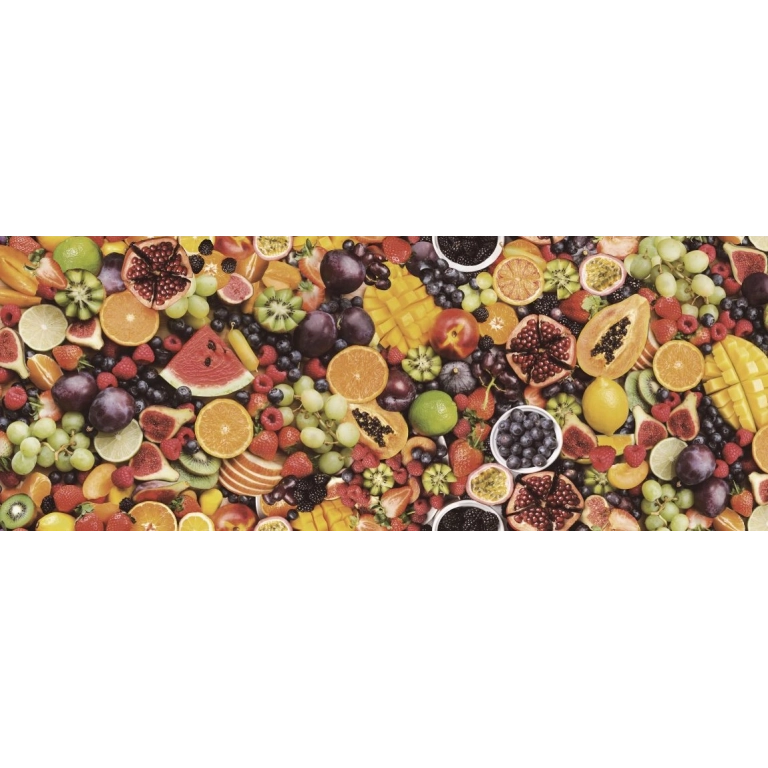 Toile cirée EXOFRUIT multi - Nappe de table avec des fruits exotiques