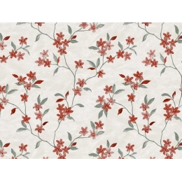 Toile cirée BLUE BLOSSOM - Nappe de table florale