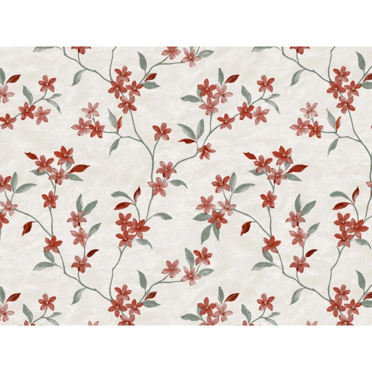 Toile cirée BLUE BLOSSOM - Nappe de table florale