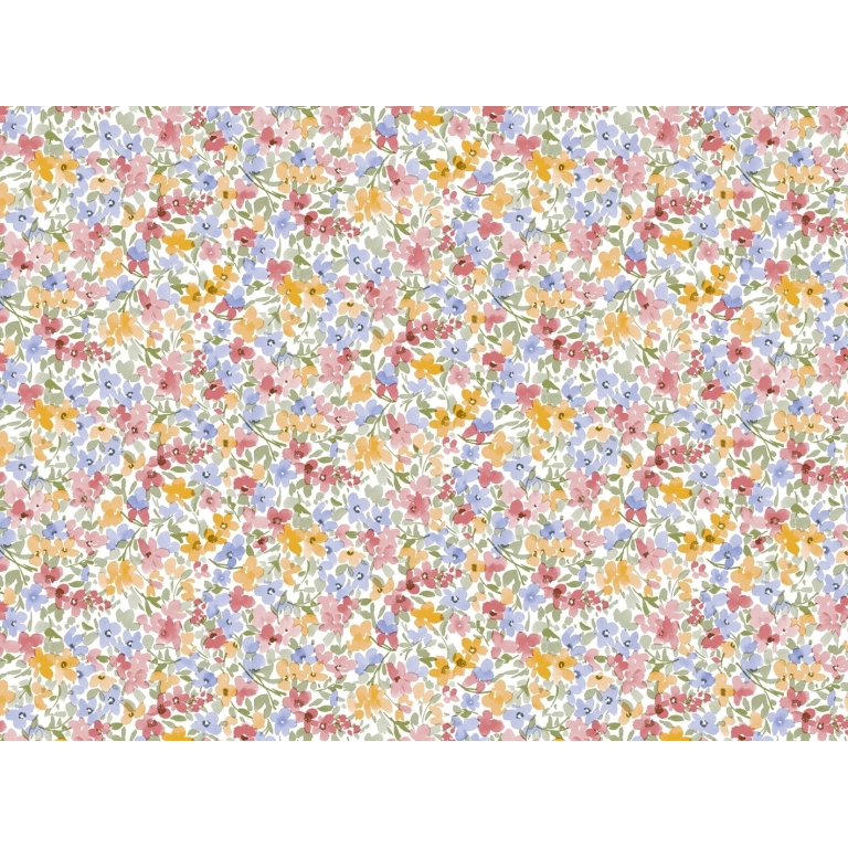Toile cirée LISA rose - nappe printanière liberty