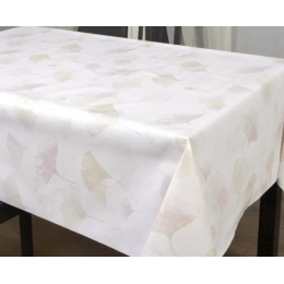 Protège table ICHO écru - Toile cirée épaisse largeur 140 cm