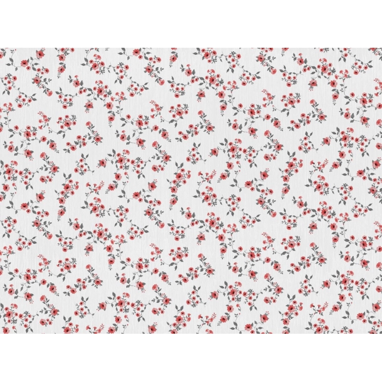 Toile cirée FLORALIA Rouge - Jolie nappe florale liberty