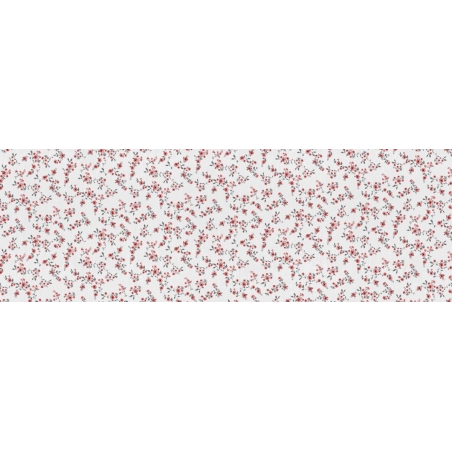 Toile cirée FLORALIA Rouge - Jolie nappe florale liberty
