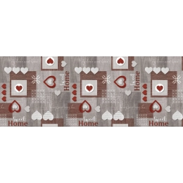 Toile cirée SWEET home - Nappe avec de jolis cœurs