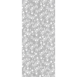 Toile cirée BRINDILLE blanc - Jolie nappe à fleurs