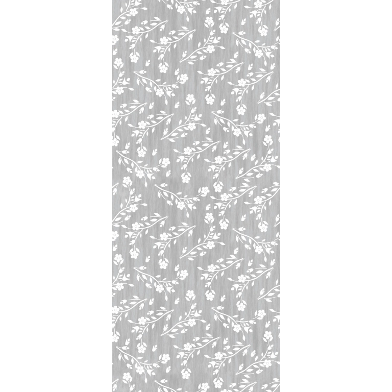 Toile cirée BRINDILLE blanc - Jolie nappe à fleurs